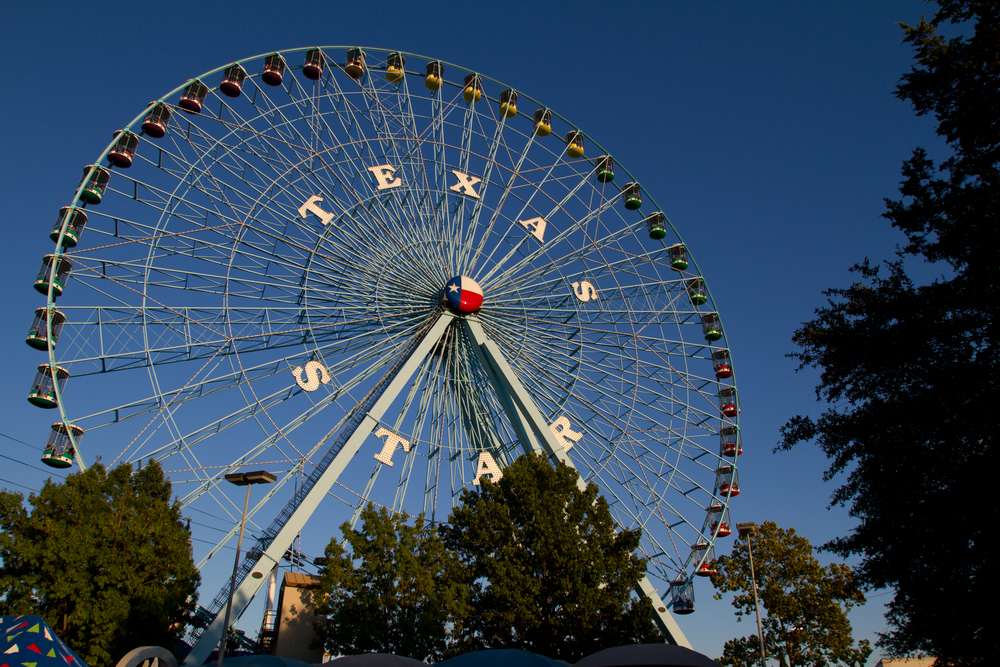 Texas,Star,Ferris,Wheel,At,The,Texas,State,Fair